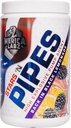 "Mrica Labz Stars 'N Pipes High Explosive Pump Agent, Stimulant-Free, 6G של L-Citrulline, 20 משרתים (Back in Black Lemonade)
