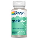 SOLAרי Super Digestaway Digestive Enzymes - Pancreatin, Papain, ג'ינג'ר, פפsin, Betaine HCl, Aloe Vera ועוד - Digest & Foodsent Absorption Support - מעבדה מאומתת - 90 VegCapss