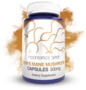 Nootropics Depot Lions Mane Mushroom קפסולות | 500 מ"ג | 180 דונם | Hericium erinaceus | Whole פירותing Body Mushroom Extracting | בריאות המוח | נוירו-protective + Boosts Moodds