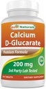 Best Naturals Calcium D-Glucarate 200 מ"ג 120 טבליות