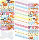 Patelai 300 Pieces Kids Bandages Bulk 10 סגנונות הילדים של Adhesive Colorful קריקטורה יפה וחמוד Bandages מים עמידים על חוטפים הגנה מפני מדבקות עבור בנים (Dog)