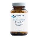 Metabolic Maintenance ReBuild - Bone Health Support Supplement with Calcium, ויטמינים D + K2, Zinc, Magnesium Citrate + Trace מינרלים, No Fillers (180 קפסולות)