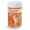 Quest Nutrition Cinnamon Crunch אבקת חלבון, 20g חלבון, 2g Net Carb, 1g Sugar, Low Carb, Gluten Free, 1.6 פאונד, 24 משרתים