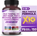 חלב Thistle NAC Beet Root Artichoke Dandelion - Made in USA