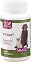 PetAlive C-Caps - All Natural Herbal Supplement מקדם בריאות תאים ומערכת החיסון לכלבים וחתולים - 60 Veggie Caps