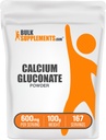 BulkSupplements.com Calcium Gluconate אבקת - תוסף Calcium, Easily Absorbed - Unflavored & Gluten חינם, 600 מ"ג לשרת, 100g (3.5 oz) (Pack of 1)