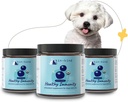 kin+kind dog אבקת תוסף - תוספת לכלבים וחתולים עבור חסינות בריאה - Bladder Support - Natural Formula with Organic Cranberry, Blueberry וקוקוס - Made in USA - Bundle (3 x 8 oz)