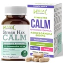 Stress Hrx, Ashwagandha תוסף קפסולת, Herbal Value Stress Relief - 60 Count