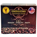 VM Energyzing Mushroom קפה-Reishi עם ג'ינסנג & Carbo Mix-Instant קפה. גירודרמה טבעית עם קפה מיידי.תוספת דיטרי.8-in-1 Mushroom קפה. לערבב קפה קלאסי מיוצר בארה"ב S