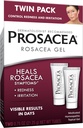 Prosacea - Medicated Rosacea טיפול הפנים - Heals Rosacea סימפטומים של רדום, Pimples ו Irritation - ריח חינם - חבילת תאומים - 2 0.75oz צינורות (1.5oz Total)