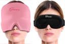TheraICE Migraine Head Relief Cap, Hot & Cold Therapy Hat, Migraine Relief Cap, Cool Gel Head Wrap, Headache Cap Ice Pack Mask + TheraICE Cooling Sleep Mask
