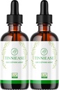 LIVORKA (2 Pack) Tinniease טיפות, Tinniease טיפות עבור תמיכה בשמיעה, Tinni Ease טיפות, Tinniease אוזניים טיפות, 2 בקבוקים במשך 60 ימים