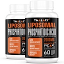 2000 מ"ג Liposomal Phosphatidic Acid (PA) | שריר בונה, גבוה Absorption שריר תוספת עבור גברים ונשים | שריר מקבלן, mTOR חלבונים Synthesis & Lean Body Mass, כוח, 120 קפסולות