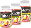 ויטמין 500 מ"ג ויטמין C + Zinc Immune תומך תוספת חניכיים לילדים, Assorted פירות Flavor, Gluten Free Crafted Band with Powerful Antioxidants ויטמין C & E, 42 חניכיים (3 Pack)