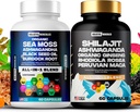 Holistic Collins Classic Combo Bundle - Sea Mos 3000 מ"ג, Black Seed 2000mg, Ashwagandha 1000mg, Shilajit 5000mg, Panax Ginseng 1500 מ"ג, פרואני Maca 2000 מ"ג, All in 1s Packdha 1000mgs Packdha 1000mg, Shilajit 5000mg, Panax Ginseng 1500mg, פרוvian Maca 2000mg, All in 1, All in 1s Pack