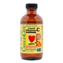 CHILDLIFE ESSENTIALS נוזל ויטמין C - תוסף נוזלי טהור ויטמין C לילדים, תמיכה במערכת החיסון, טעם גדול - כתום טבעי, 4 Fl Oz (Pack of 1)