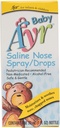 Baby Ayr Saline Nose Spray / Drops, Spray Bottles 1 Fl Oz (Pack of 1)