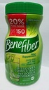 Benefiber 100% טבעי סיבים תוספת - 150 משרתים 600g 21.2 Oz Sugar חינם
