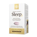 Solgar Triple Action Sleep, 90 Tri-Layer Tablets - Time-Release Melatonin & L-Theanine Plus Herbal בלנדר - מסייע לך להירגע - non-GMO, Gluten Free - 90 משרתים