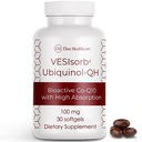 VESIsorb Ubiquinol-QH 100 מ"ג Softgels, 30 Count