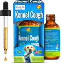Kennel Cough Treatment for Dogs & Cats Helps with Sneezing, גרון Irritation & Allergies - כלב טבעי טיפול עבור נשימה תמיכה עם Calendula Breeds Care - 2 oz