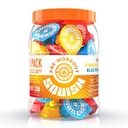 Squish Pre Workout Energy Shots, Beta-Alanine, Citrulline, Caffeine, L-theanine, Alpha-GPC, Plant Based Materials Support and Improves, Blue Repsberry, Pineapple Press, PR Punch, 24 ct.