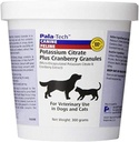 Pala-Tech Potassium Citrate Plus Cranberry Granules 300 gm - Cat & Dog UTI טיפול - כלב Urinary Tract תוספי עבור Bladder Stone Prevention (Made in USA)