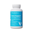 VitaMedica | תמיכה העצם | תוסף עבור עצמות ופרקים | Calcium | Magnesium | ויטמין D & ויטמין K | Boron | Chelated מינרלים | תמיכה בעצמות | שינה טבעית | Made in USA | 90 Ct | 30 משרתים