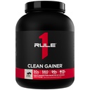 כלל 1 נקי מקבלן - High-Protein Lean להשיג פורמולה עם 560 קלוריות, 30g של חלבון עתקרום מלא, מעל 90g carbs, תחת 6g של שומן (15 משרתים, קובצי Cookie & Crème)