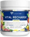 Gundry MD Vital Recharge אבקת תוסף - Advanced Energy Formula with Electrolytes - תמיכה ב-ATP Supply - 30 משרתים