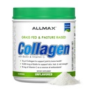 AllMAX Nutrition Grass פד & Pasture העלה קולאזן עם 10,000 mcg Biotin + 90 מ"ג ויטמין C, Unflavored, 15.5 oz (440 g)