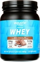 Equates אבקת חלבון Whey, שוקולד עשיר, 24g חלבון לשרת, 5.5g BCAAs, Whey Isolate בלנדר, 22 משרתים, Smooth & Delicious, Unisex, Muscle Recovery Supplement, 1.5 lbs