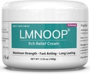 Anti Itch Cream, תוספת כוח אנטי-Itch Ointment, Relieves Rashes ו-Itching הנגרמת על ידי Insect Bites, Sunburns, Pet Hair, Dust Contact Allergies, and הרעלת Ivy, הרעל אוק, הרעל Sumac 3.53OZ