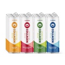 מעגל Sparkling Collagen Water Variety 12-Pack. מרעננים משקאות מים נצצים עם קולג'ן פפטיםידים. 20g of Collagen Peptide חלבונים, סוכר נמוך, Keto Friendly