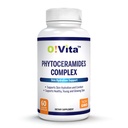 Phytoceramides Complex, Skin Repair and Rejuvenation, Anti-Aging Support, Plant-derived Ceramides, with Vitamins C, B-6, and B-12, 2-Month Supply (60 Non-GMO Liquid Capsules)