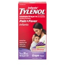 תרופות נוזליות של תינוקות עם Acetaminophen, Baby Fever hydror & Pain Reliever for Minor Aches & Pains, Soreגרון, Headache & Toothache, Grape Flavor, 1 fl. oz oz