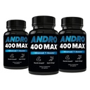 Andro400 תמיכה טסטוסטרון עבור גברים ונשים - טונגקאט עלי, L-Arginine & L-Citrulline - אנרגיה, Vitality & Performance - 180 קפסולות, 180 ימים אספקה