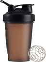 Shakerבק 12oz חלבונים Shaker פלסטיק עבור טרום & Post אימון עם Twist ו- Lock חלבונים אחסון, Portable Fitness Bottle for Fitness Enthusiasts Athletes (שחור, 12 oz)