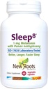 New ROOTS HerBAL Sleep Supplement, with Passion Flower, Chamomile, Hops, Panax Gingseng, Skullcap, Magnesium, Melatonin (60 Veg Caps)