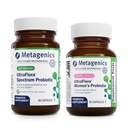 Metagenics Bundle - UltraFlora Spectrum (30 Count) ו- UltraFlora Women's (30 Count) - for Digestive, Immune Health & Vaginal Health