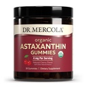 ד"ר מריקולה אורגני Astaxanthin Gummies, 30 משרתות (30 חניכיים), 4 מ"ג Per Serve, Dietary Supplement, Antioxidant ו- Immune Support, אורגני מוסמך, non-GMO