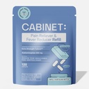 הקבינט: 500 מ"ג Acetaminophen for Headache Relief, Toothaches, Soreגרון, ו-Fever reductionr, 120 טבליות (Refill)
