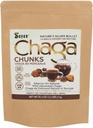 Sayan Raw Chaga Mushroom Chunks with Black Top Crust 35.2 Oz / 2.2 lb - Premium Wild-Harvested Antioxidant Tea for Immune Support, Focus and Digestive Health - Non-GMO