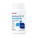 GNC Methyl B12 2500mcg תוסף, חיוני עבור carbohydrate metabolism ייצור אנרגיה, 100 משרתים