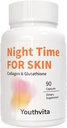 שיתוף פעולה עם L-Glutathione ויטמין C GABA Astaxanthin ויטמין E, Support Skin Health, 90 קפסולות