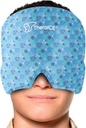 TheraICE Migraine Relief Cap Junior, Soothing Headache Boo Boo Ice Pack Products, Cooling Gel Hat JR, Face Cold Compress Head Wrap for Bumps, Bruises וטמפרטורות Cooling