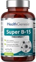 Super B-15 100 Vcaps - Niacin Calcium Choline Inositol DMG TMG - תומך רמות אנרגיה חמצן בריאות
