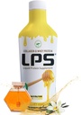 LPS נוזל Collagen & Whey חלבון תוספת - סוכר חינם, משקה Dye-Free, non-GMO - hydrolyzed Collagen & Whey פפtides מקדם עור בריא שיער לגברים ונשים, Honey Vanilla, 32 oz