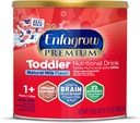 Enfagrow PreMIUM טוילר משקאות תזונתיים, עשויים עם חלב אמיתי, בניית המוח אומגה 3 DHA, חומרים מזינים ו-Prebiotics for growth & Immune Support, non-GMO, אבקת חלב טודלר, 24 Oz Can Can Can Can