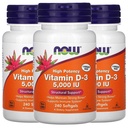 ויטמין D-3 5000 IU, 240 Softgels, Pack של 3
